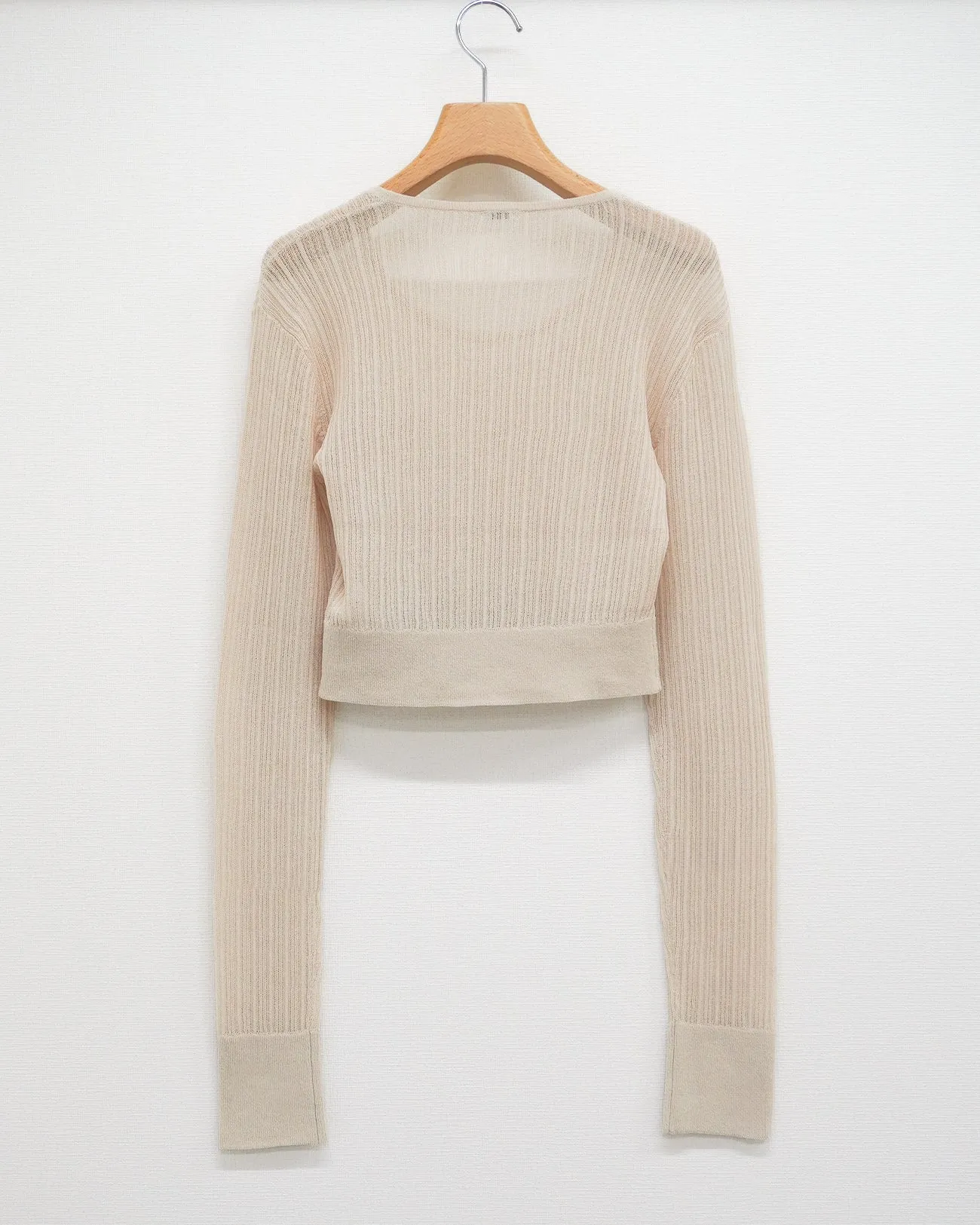 sheer rib knit tops