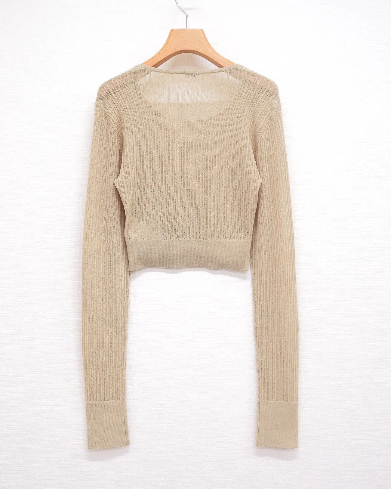 sheer rib knit tops