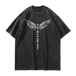 Stay Wild And Free Washed T-Shirt