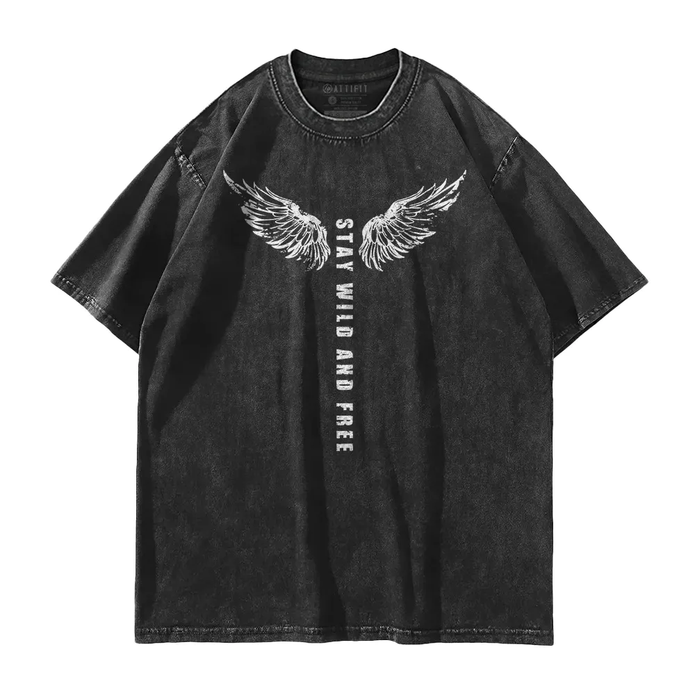 Stay Wild And Free Washed T-Shirt
