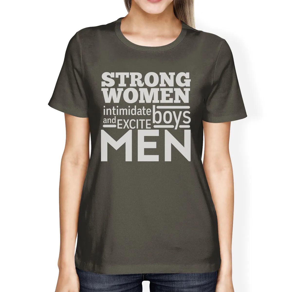 Strong Women Womens Cute Workout Shirts Gym Fitness Gift T-Shirt