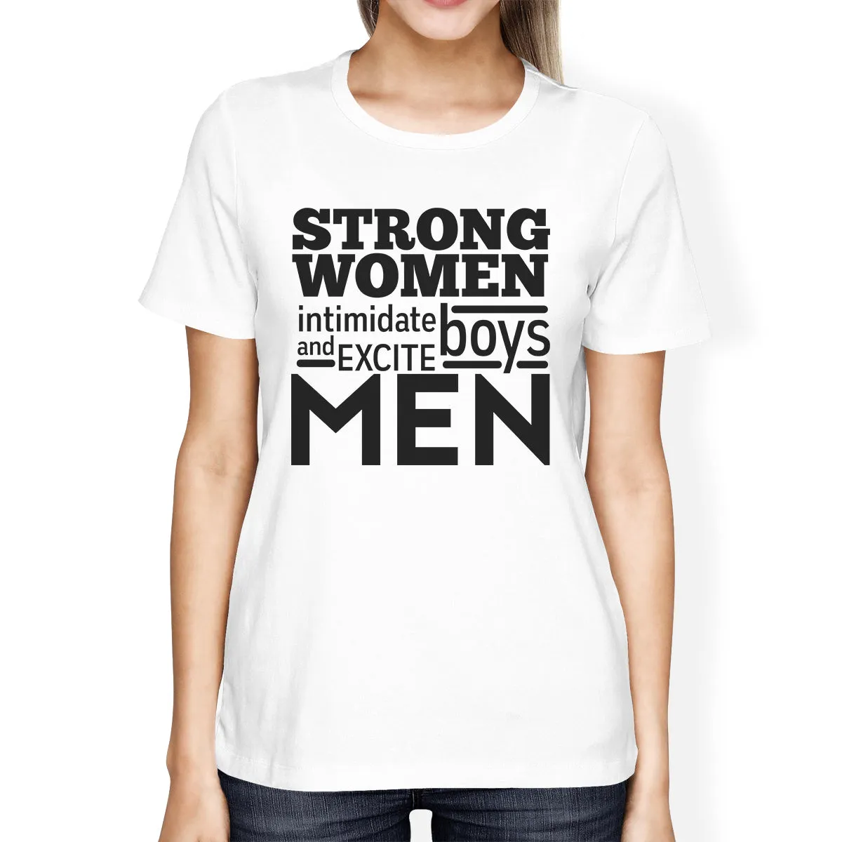 Strong Women Womens Cute Workout Shirts Gym Fitness Gift T-Shirt