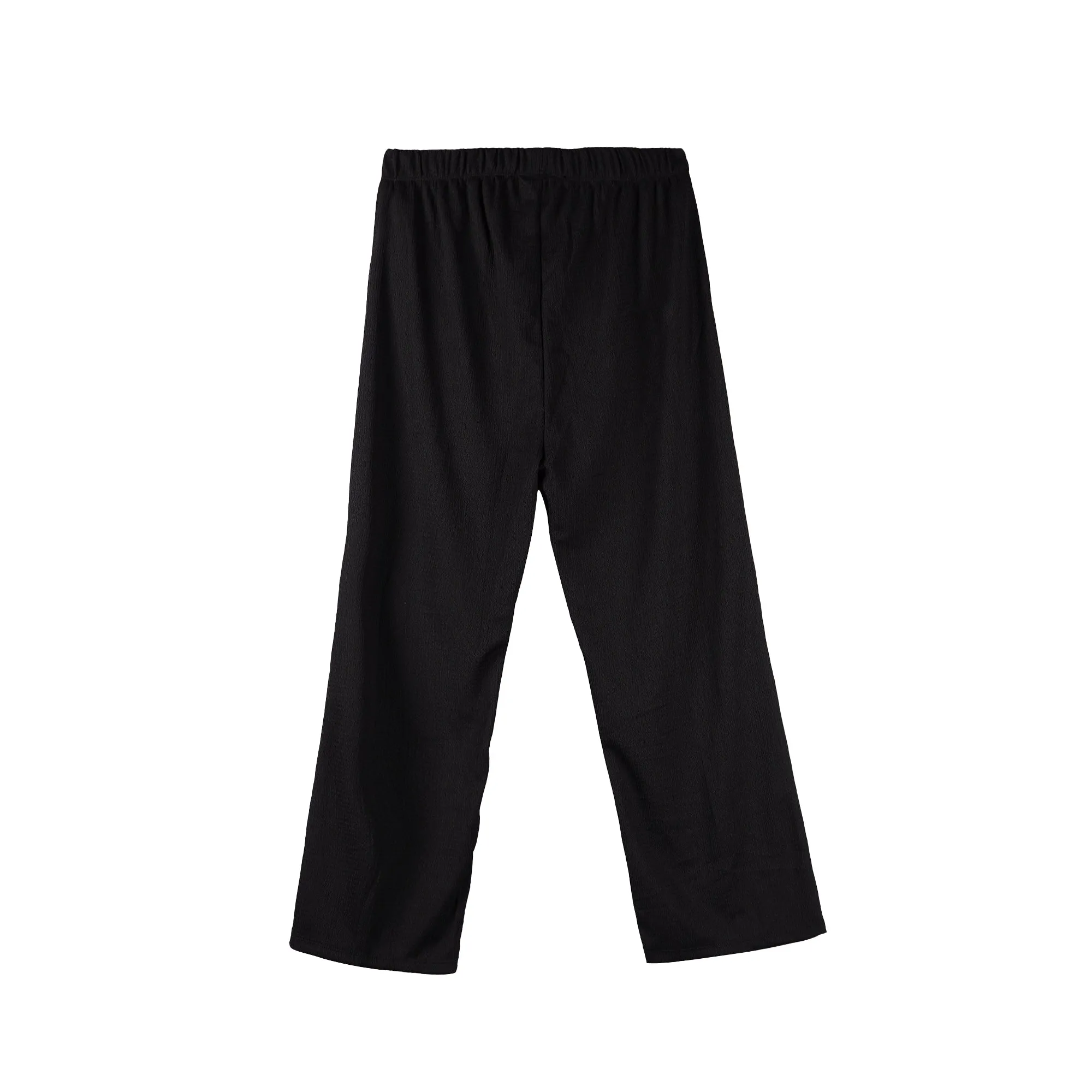Stylistic Mr. Lee Ladies Basic Non-Denim Flared Pants 145273-U (Black)