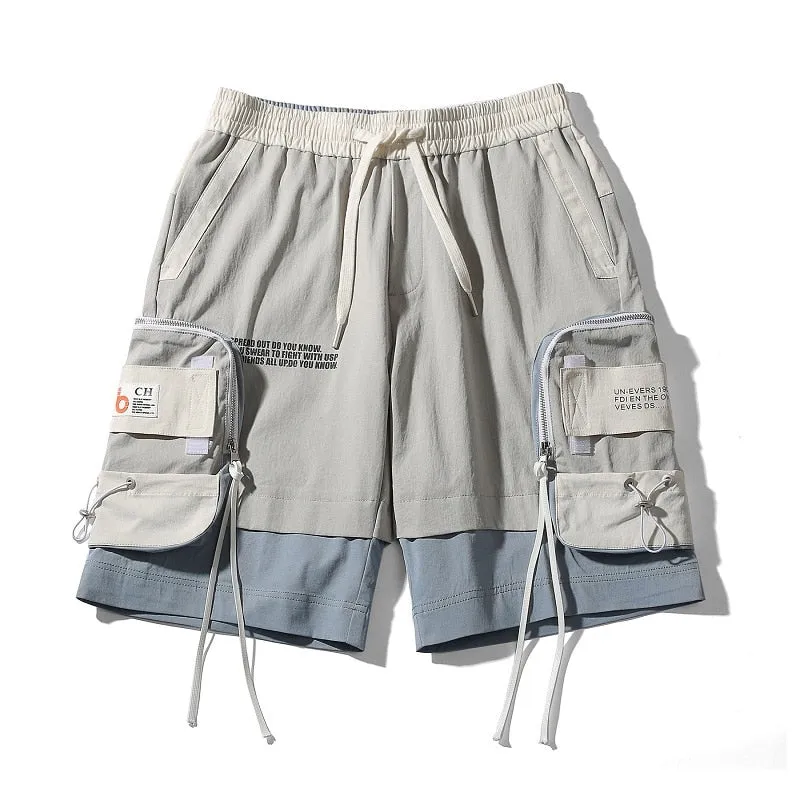 Summer Fashion Men Shorts 2021 New Hot Motion Casual Pocket Tooling Shorts Hip Hop Streetwear Harajuku Shorts Mens