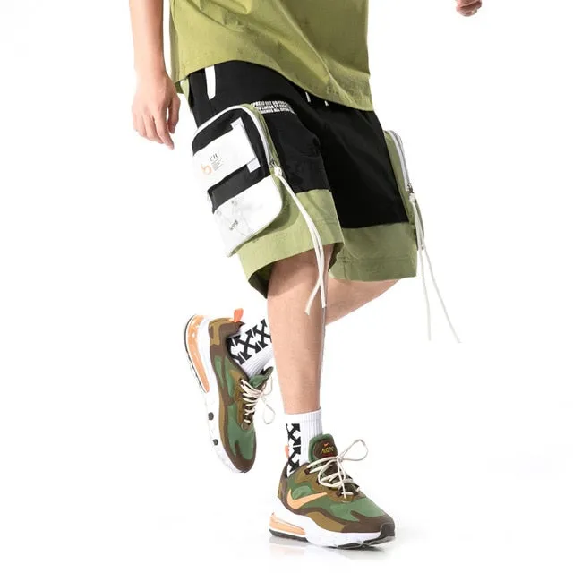 Summer Fashion Men Shorts 2021 New Hot Motion Casual Pocket Tooling Shorts Hip Hop Streetwear Harajuku Shorts Mens