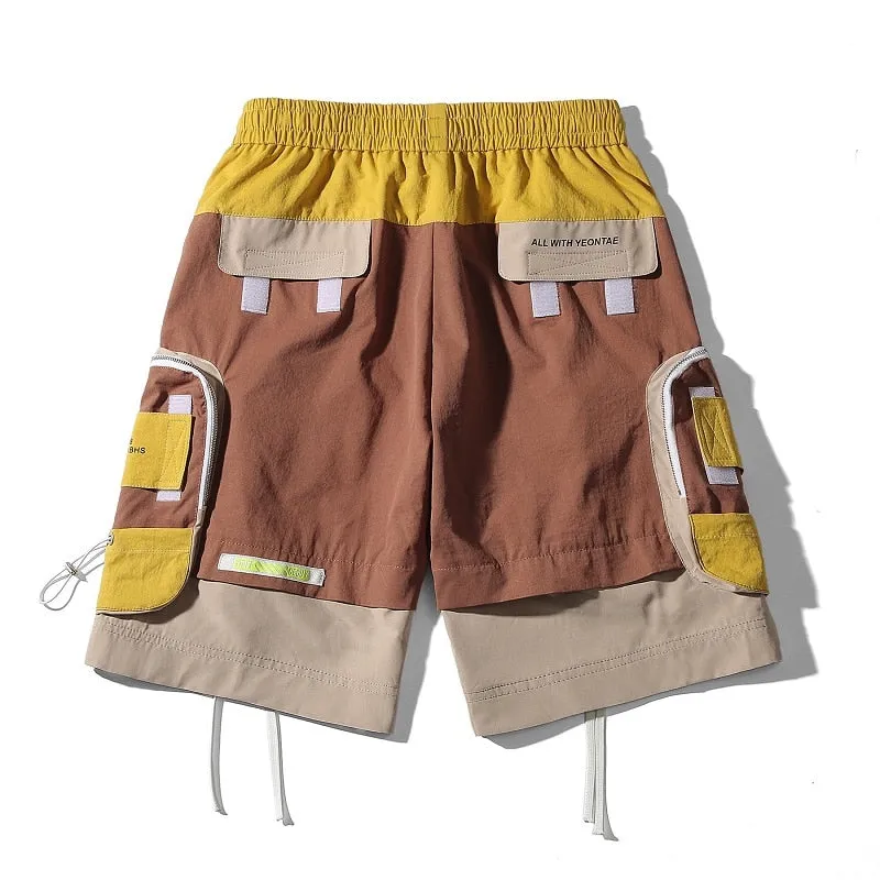 Summer Fashion Men Shorts 2021 New Hot Motion Casual Pocket Tooling Shorts Hip Hop Streetwear Harajuku Shorts Mens
