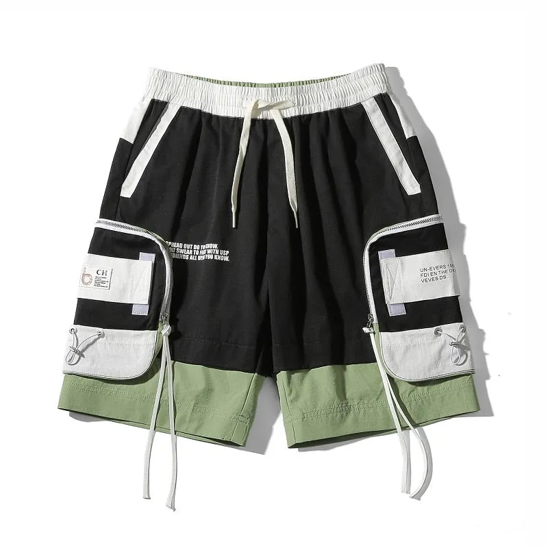 Summer Fashion Men Shorts 2021 New Hot Motion Casual Pocket Tooling Shorts Hip Hop Streetwear Harajuku Shorts Mens