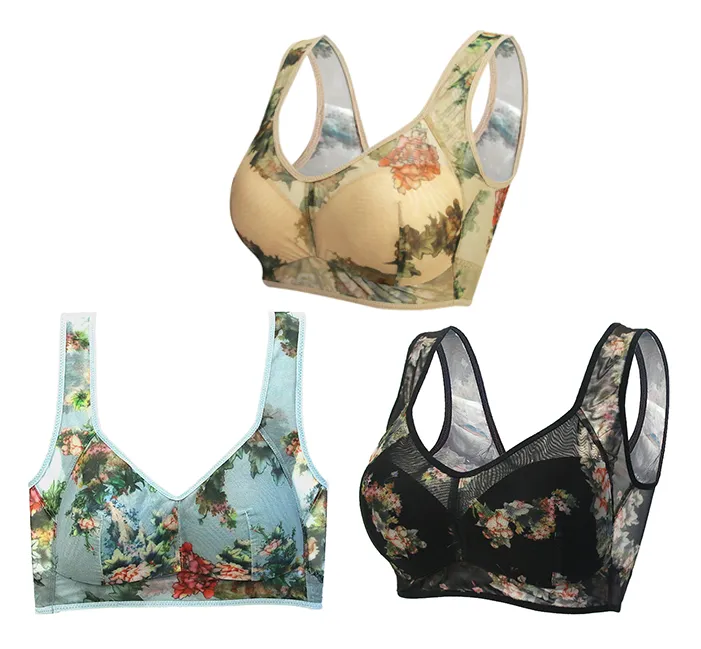 Summer's Best FriendsLace Buttonless Comfortable Bra