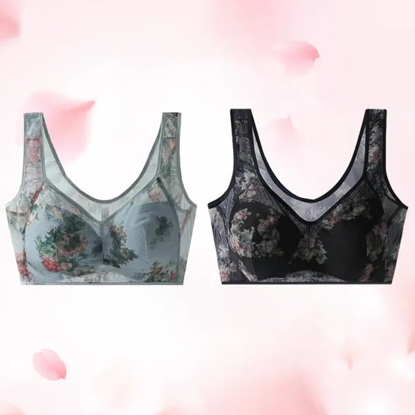 Summer's Best FriendsLace Buttonless Comfortable Bra