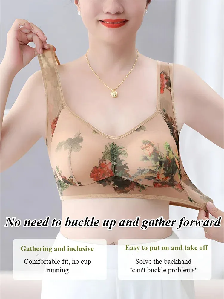 Summer's Best FriendsLace Buttonless Comfortable Bra