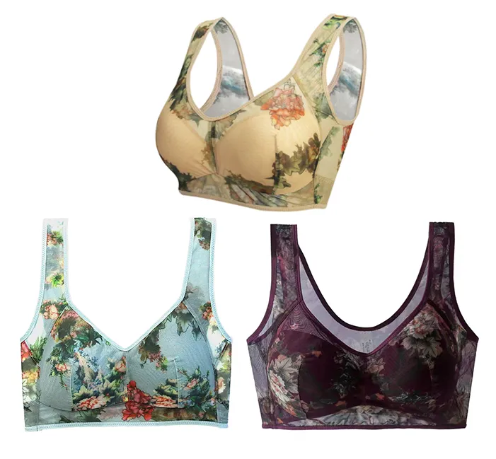 Summer's Best FriendsLace Buttonless Comfortable Bra