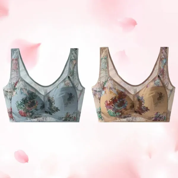 Summer's Best FriendsLace Buttonless Comfortable Bra
