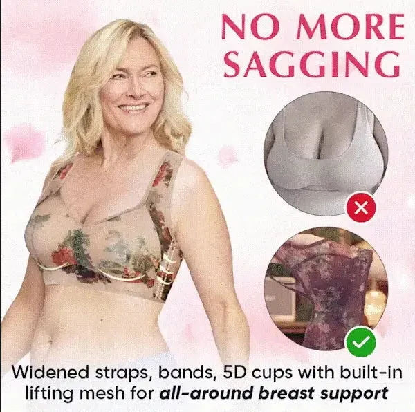Summer's Best FriendsLace Buttonless Comfortable Bra