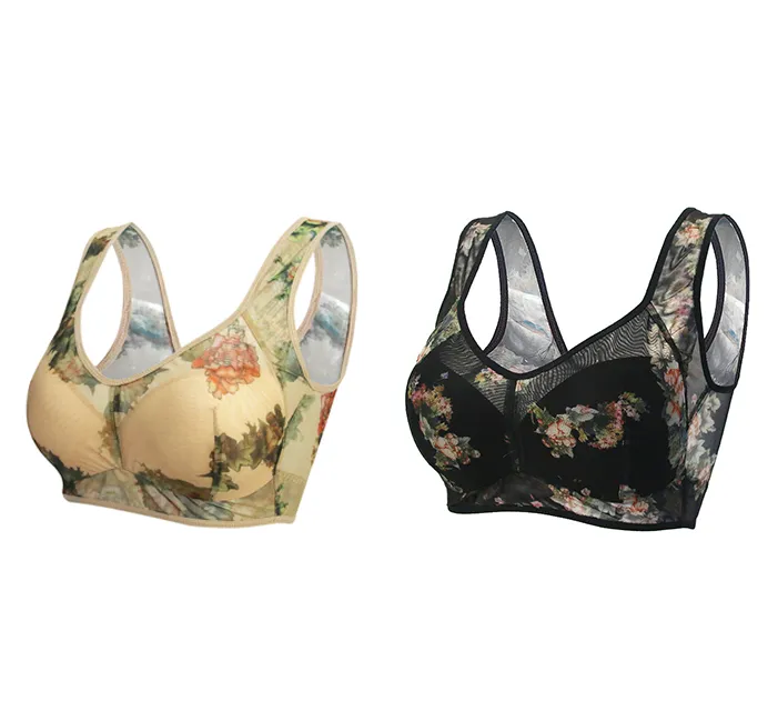 Summer's Best FriendsLace Buttonless Comfortable Bra