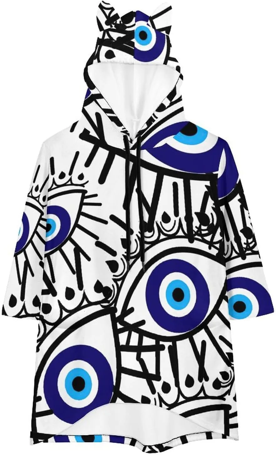 TAIZIYEAH Evil Eye Wrap Chest Womens Sundress Casual Summer Sexy Beach Clothes 2023