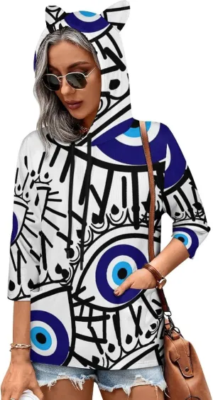TAIZIYEAH Evil Eye Wrap Chest Womens Sundress Casual Summer Sexy Beach Clothes 2023