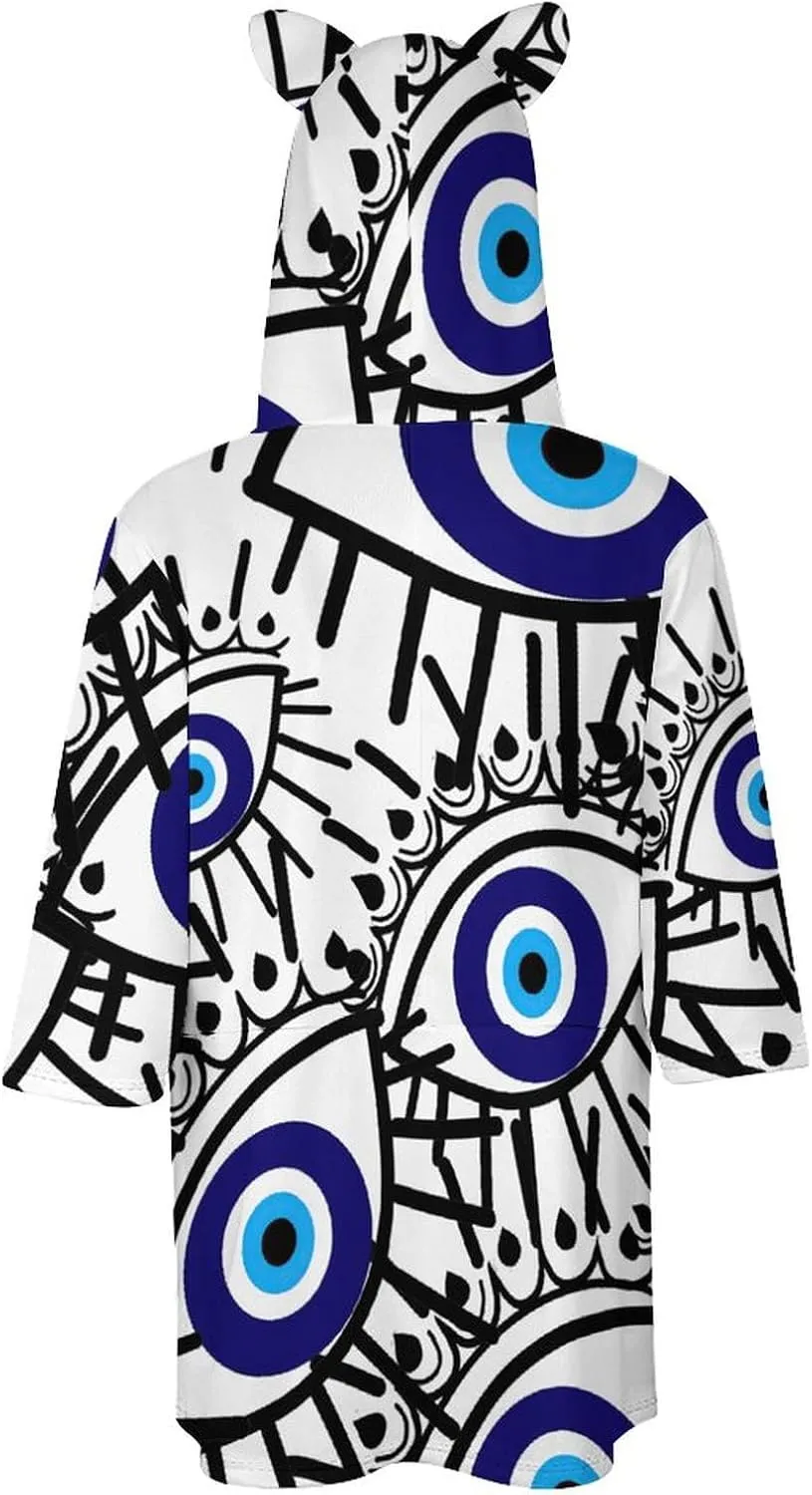 TAIZIYEAH Evil Eye Wrap Chest Womens Sundress Casual Summer Sexy Beach Clothes 2023