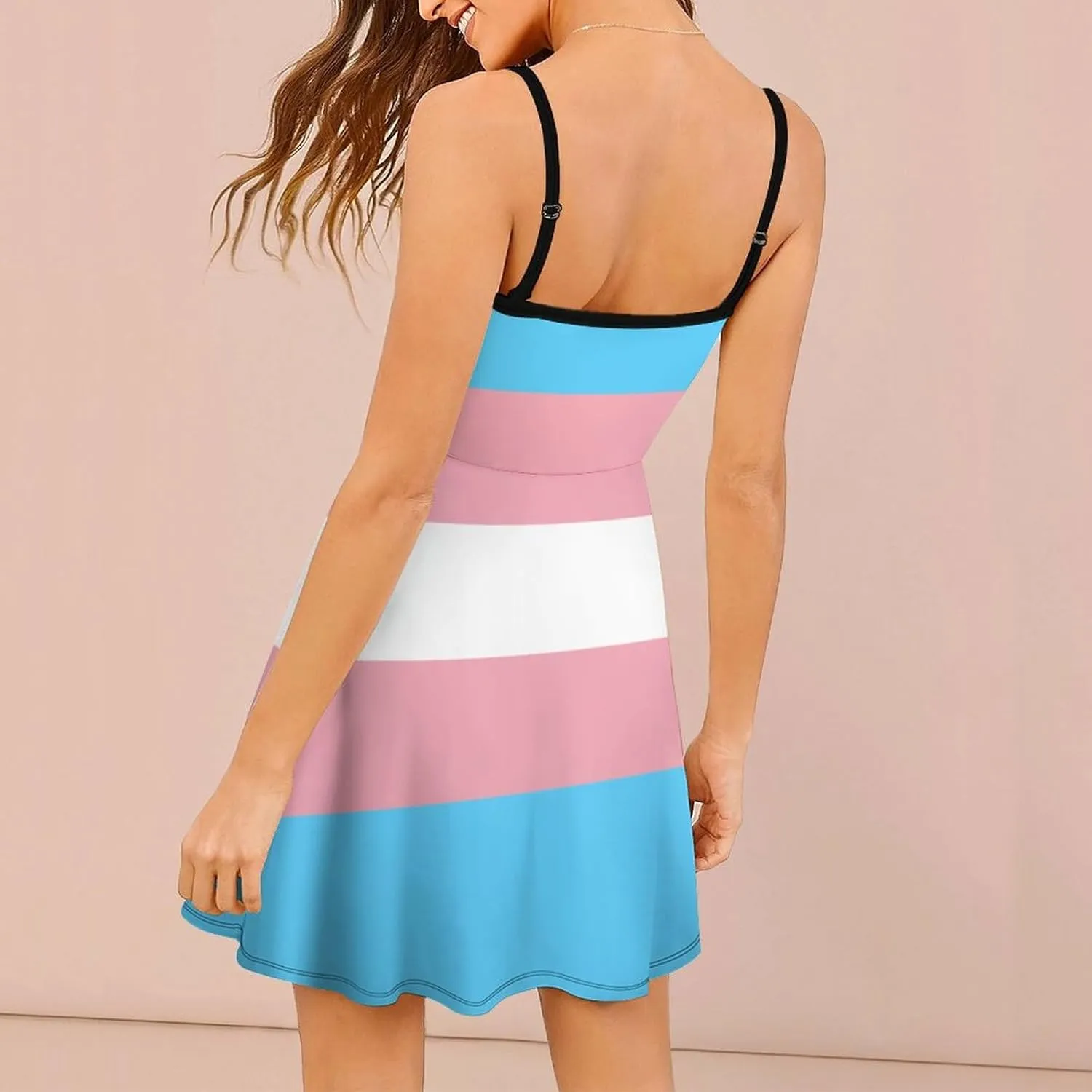 TAIZIYEAH Transgender Pride Flag Printed Camisole Casual for Women Spring Summer Party Clothes