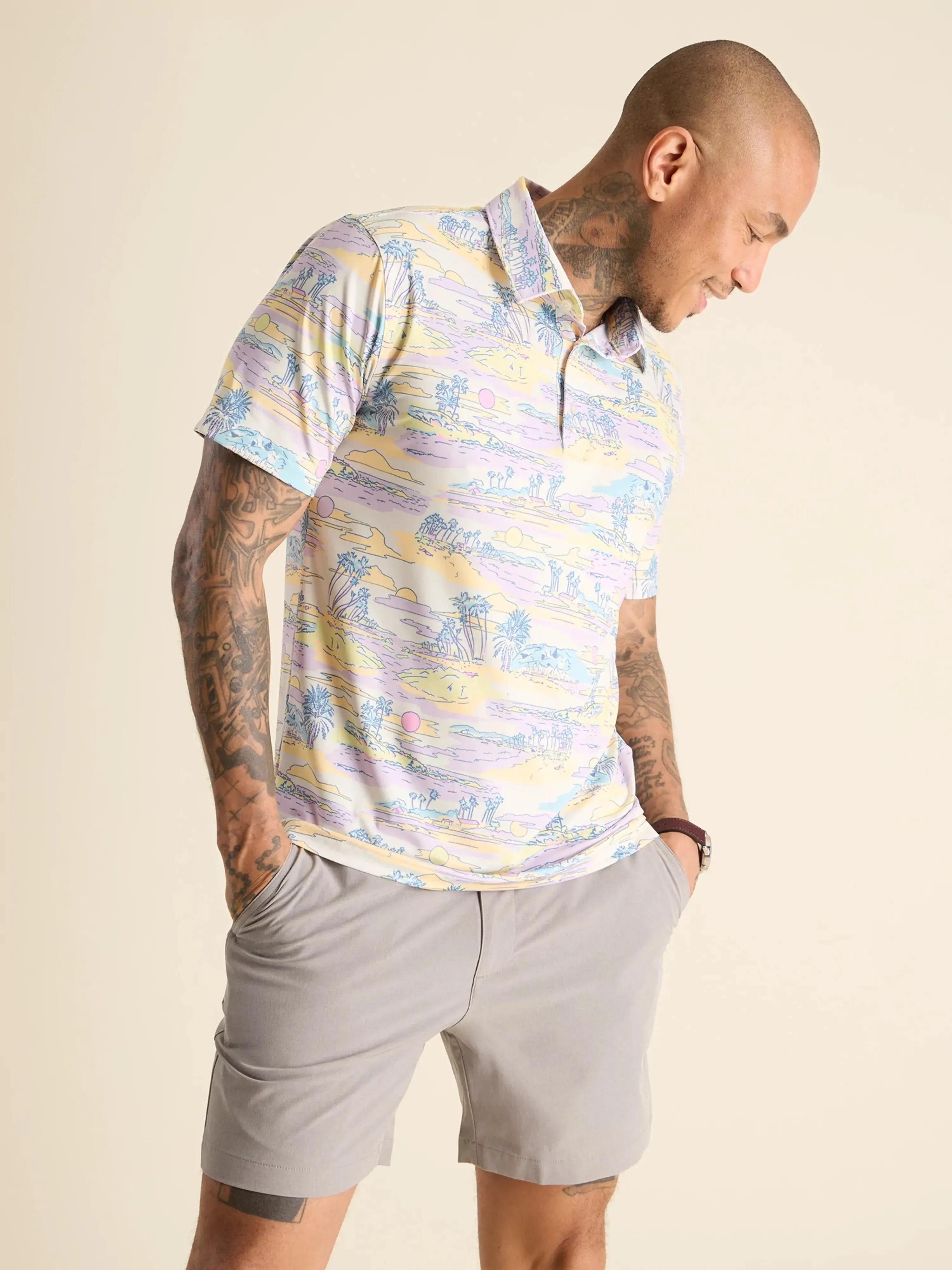 The Kiss and Pastel (Performance Polo)