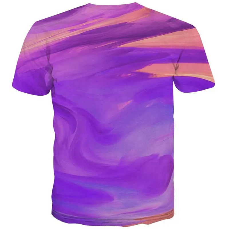 tshirt abstract  t shirt 3D personality  man fun geometric colorful art art costume Cool