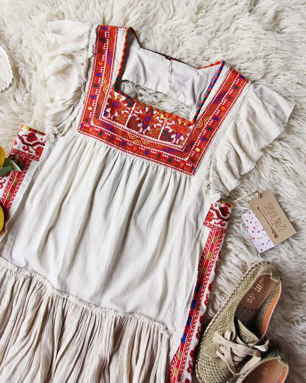 Tulum Embroidered Tunic Dress