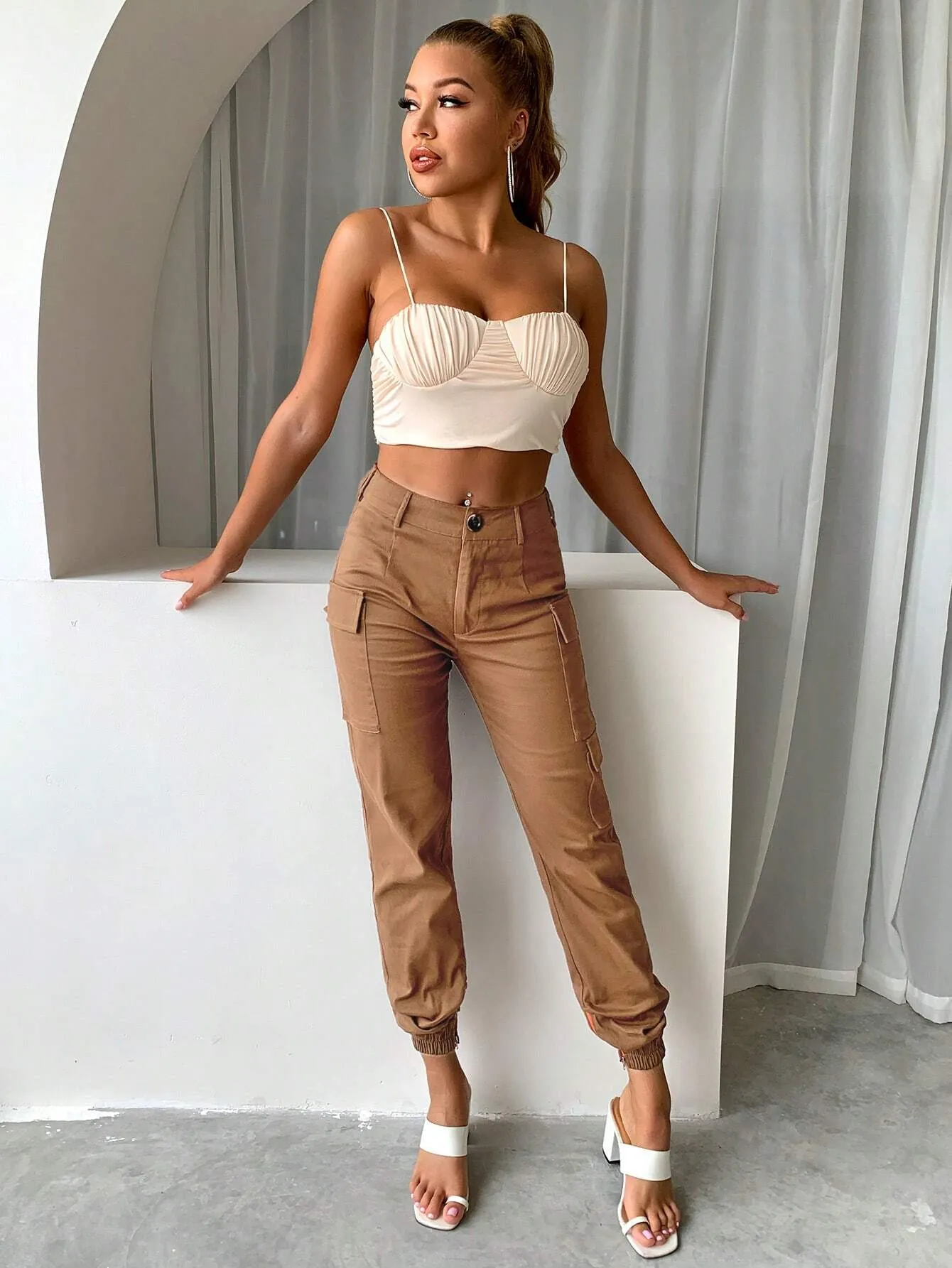 Utility Flap Pocket Cargo Pants