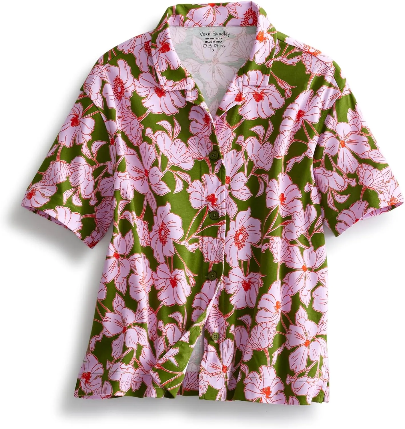 Vera Bradley Women's Cotton Button-Down Pajama Set