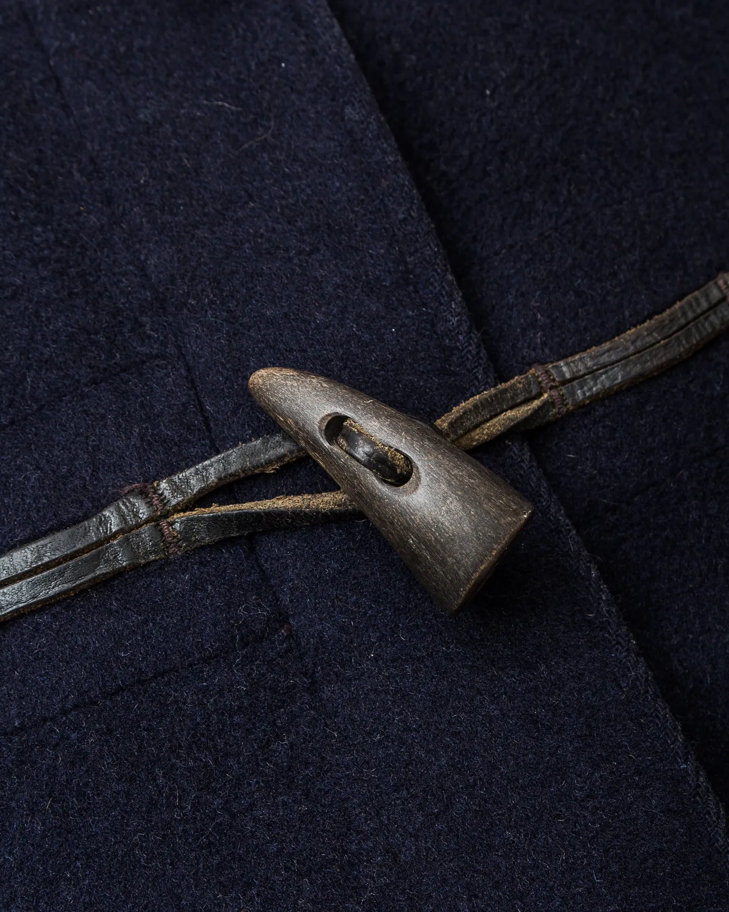 Vintage 60's "Gold Label" Gloverall Wool Duffle Coat Navy