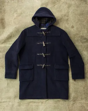 Vintage 60's "Gold Label" Gloverall Wool Duffle Coat Navy
