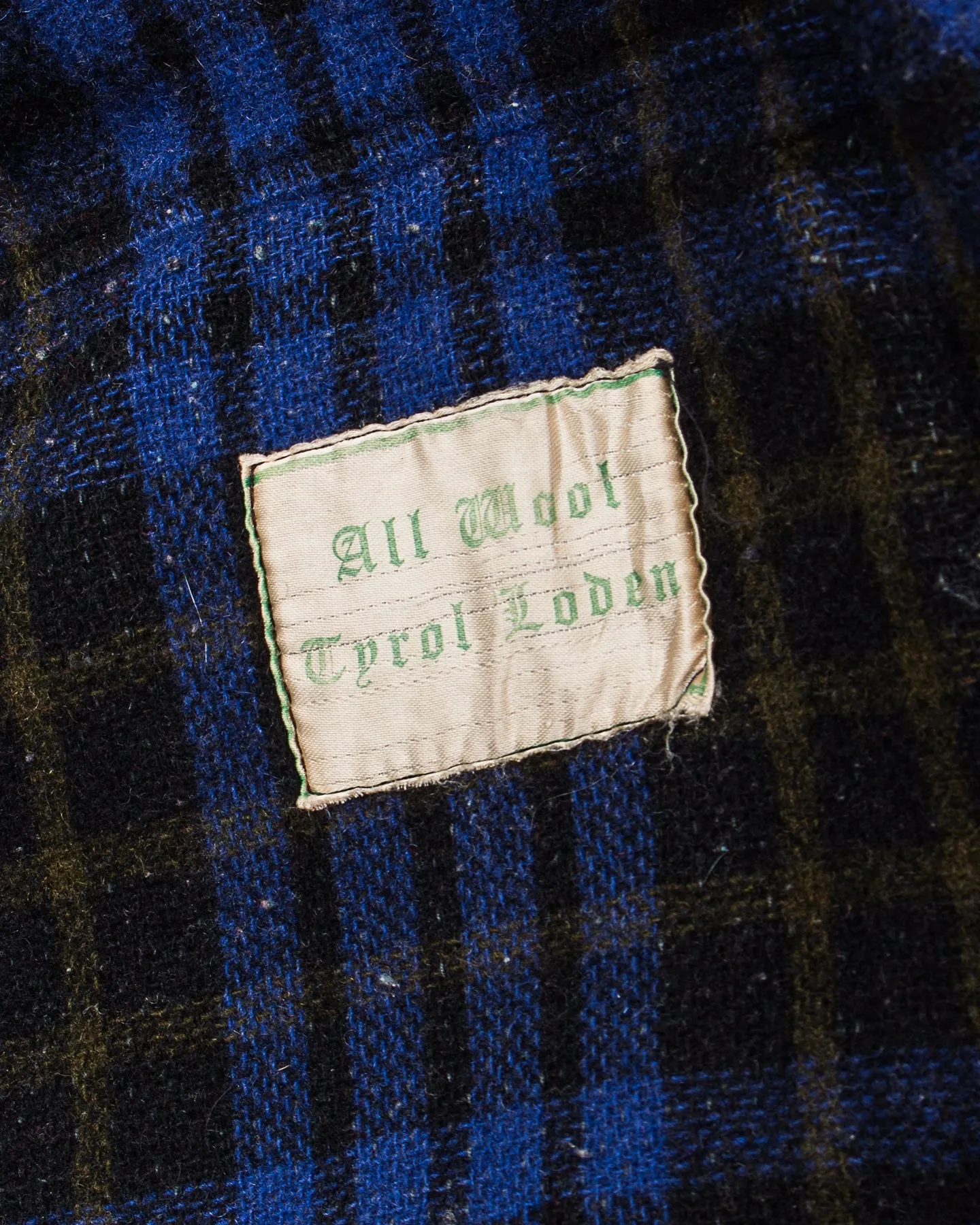 Vintage 60's "Gold Label" Gloverall Wool Duffle Coat Navy