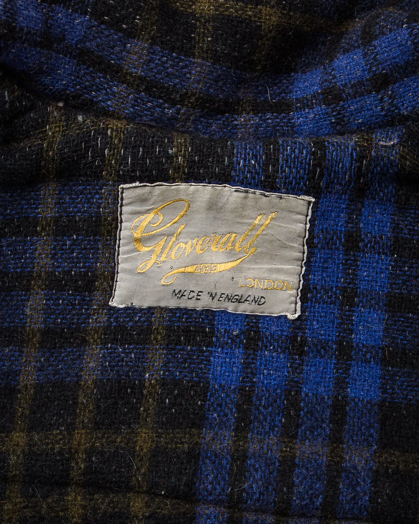 Vintage 60's "Gold Label" Gloverall Wool Duffle Coat Navy