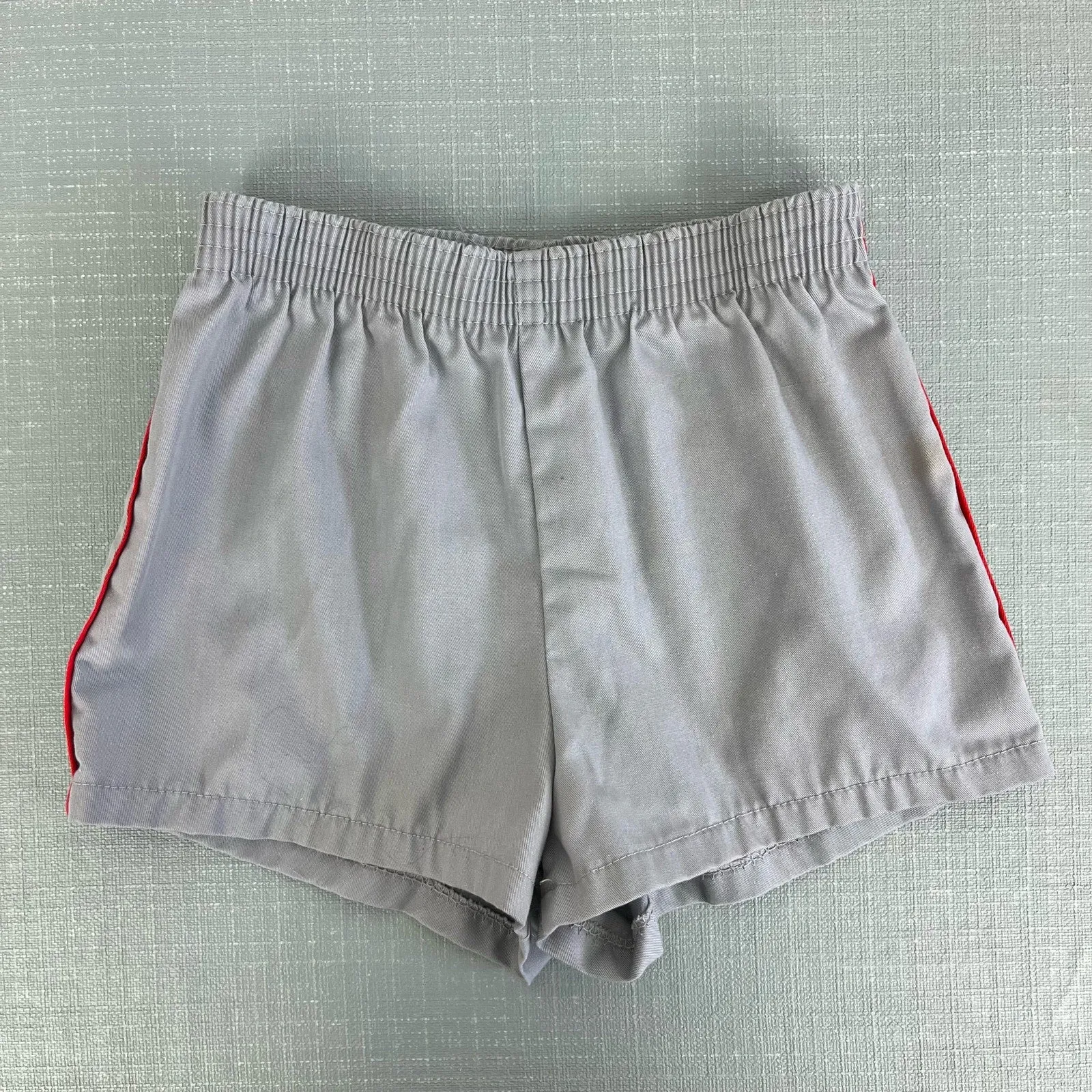 Vintage Gray Track Shorts Small 8