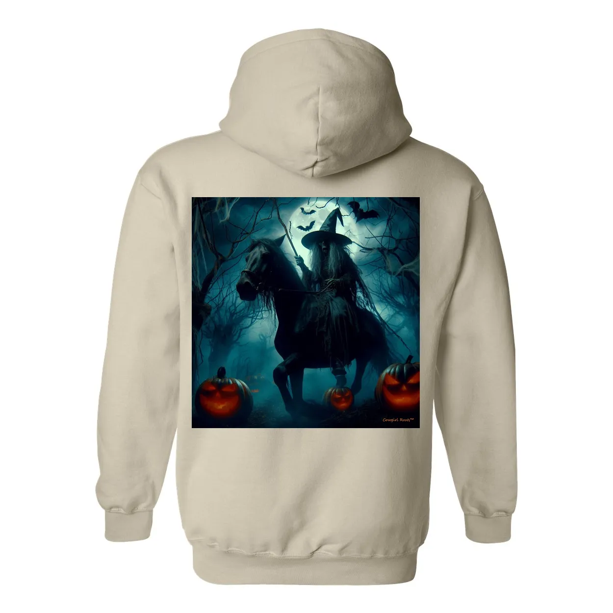 Wickedest Western Witch Ever! Pull Over Front Pocket Hoodie Sweatshirt