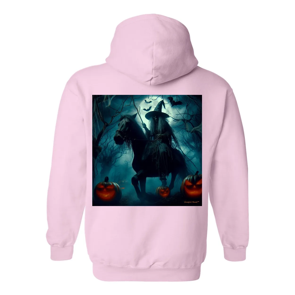 Wickedest Western Witch Ever! Pull Over Front Pocket Hoodie Sweatshirt