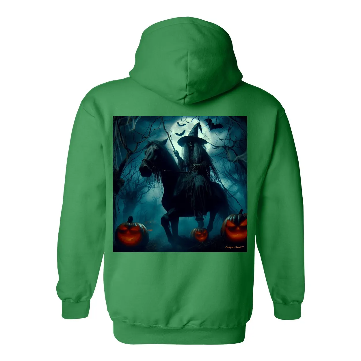 Wickedest Western Witch Ever! Pull Over Front Pocket Hoodie Sweatshirt