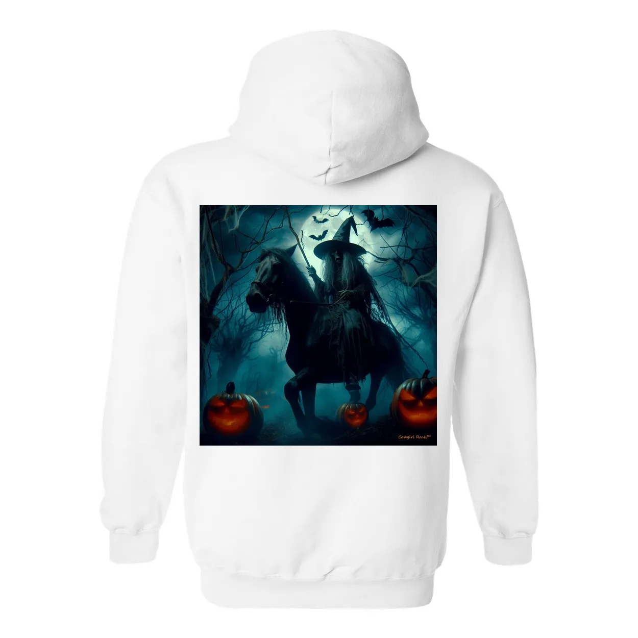 Wickedest Western Witch Ever! Pull Over Front Pocket Hoodie Sweatshirt