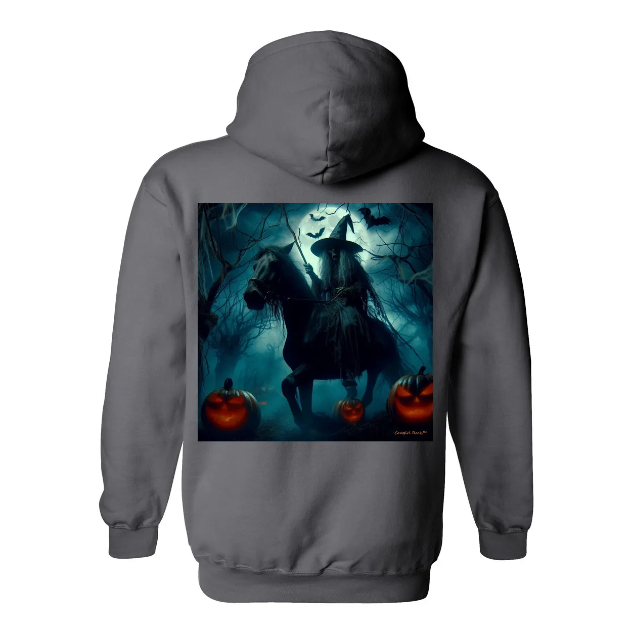 Wickedest Western Witch Ever! Pull Over Front Pocket Hoodie Sweatshirt