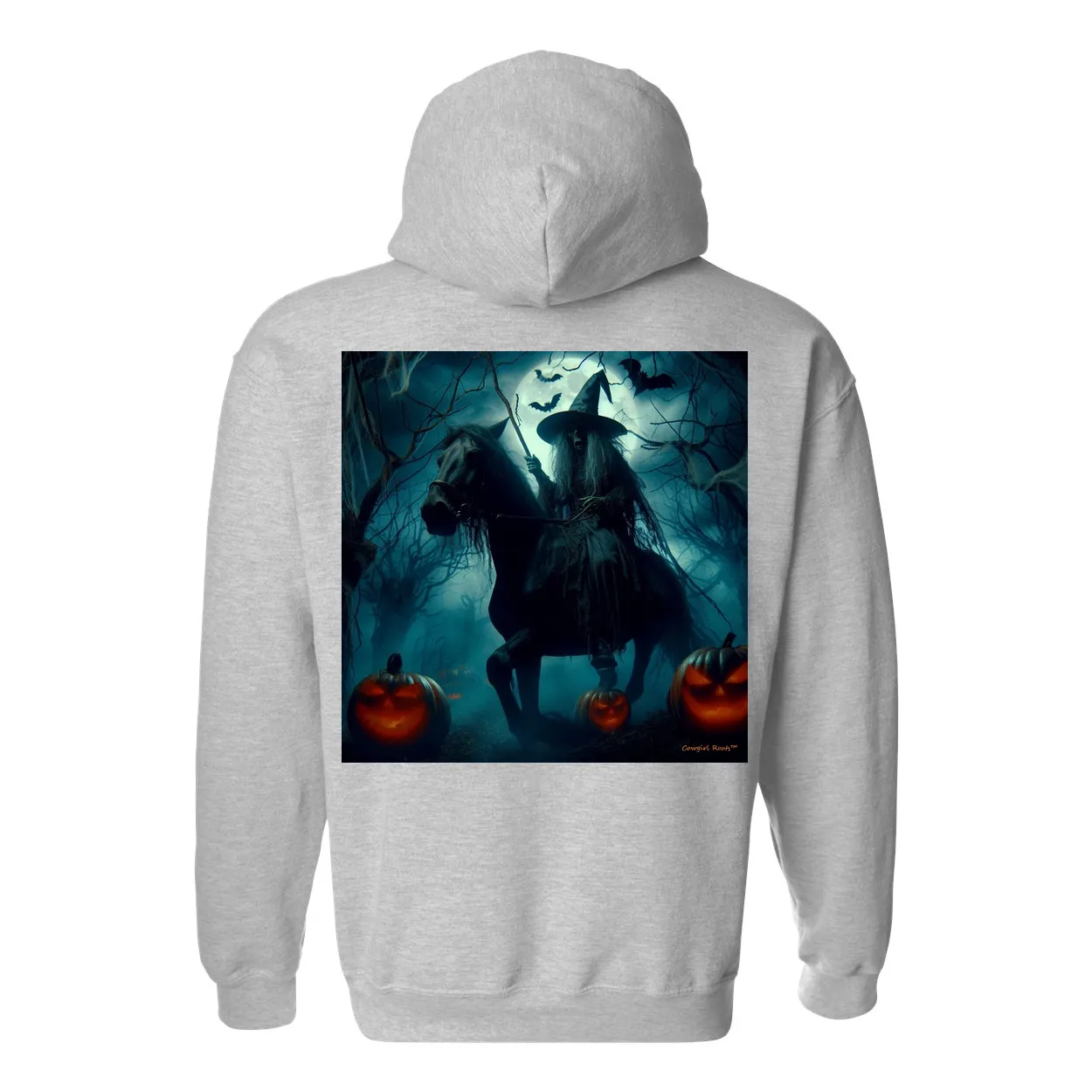 Wickedest Western Witch Ever! Pull Over Front Pocket Hoodie Sweatshirt