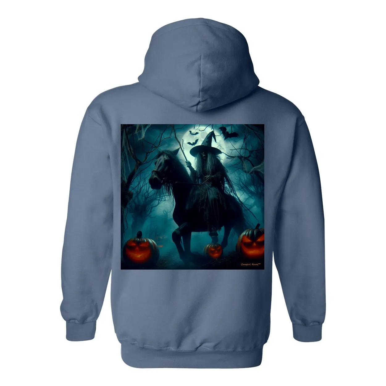 Wickedest Western Witch Ever! Pull Over Front Pocket Hoodie Sweatshirt