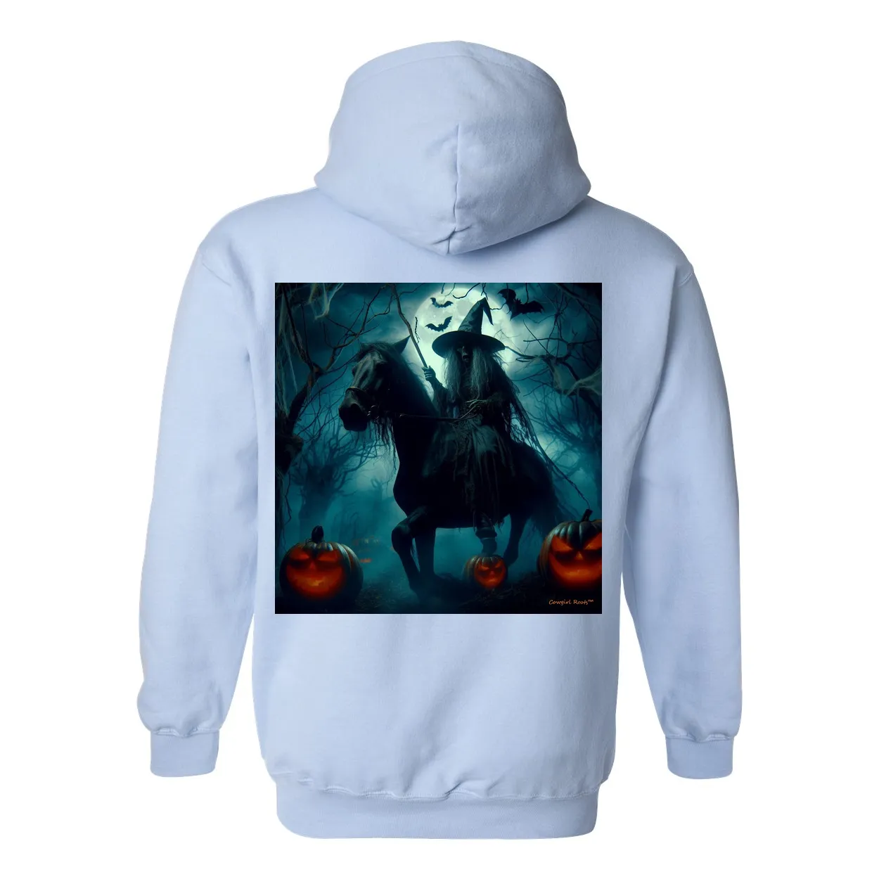 Wickedest Western Witch Ever! Pull Over Front Pocket Hoodie Sweatshirt
