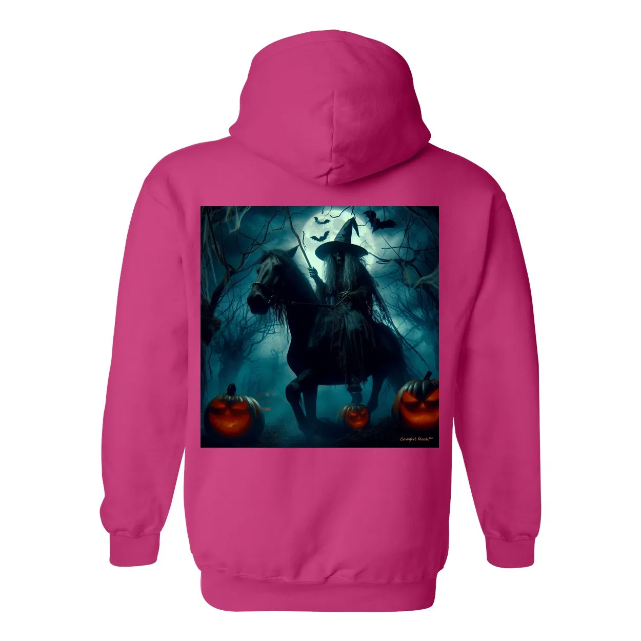 Wickedest Western Witch Ever! Pull Over Front Pocket Hoodie Sweatshirt