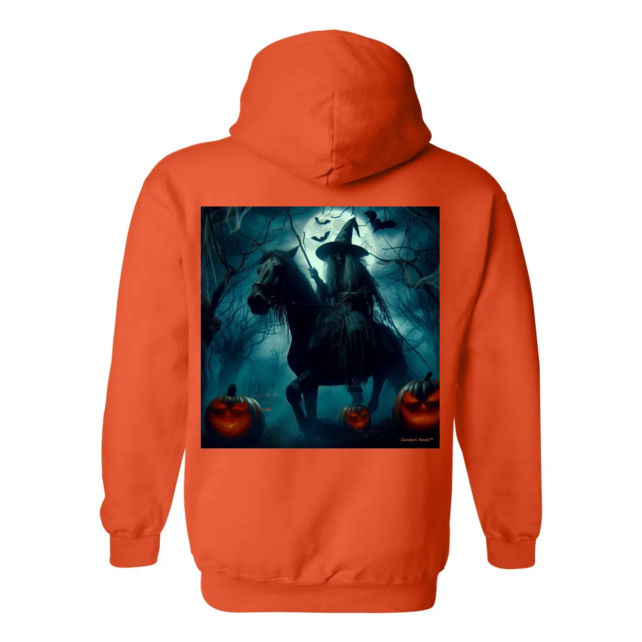 Wickedest Western Witch Ever! Pull Over Front Pocket Hoodie Sweatshirt