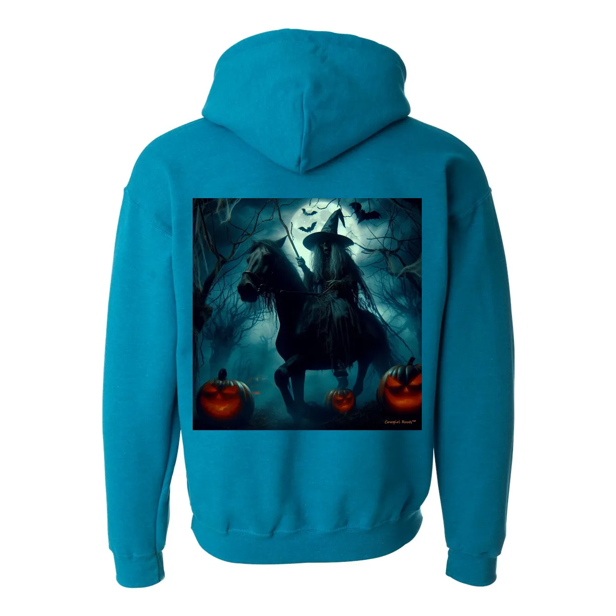 Wickedest Western Witch Ever! Pull Over Front Pocket Hoodie Sweatshirt