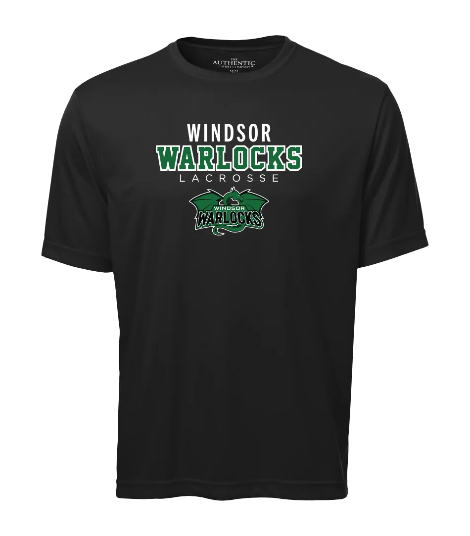 Windsor Warlocks Lacrosse Adult Dri-Fit T-Shirt with Printed Logo