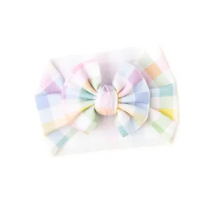 Winnie Pastel Plaid HEADWRAP