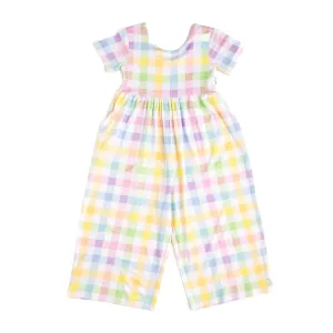 Winnie Pastel Plaid ROMPER