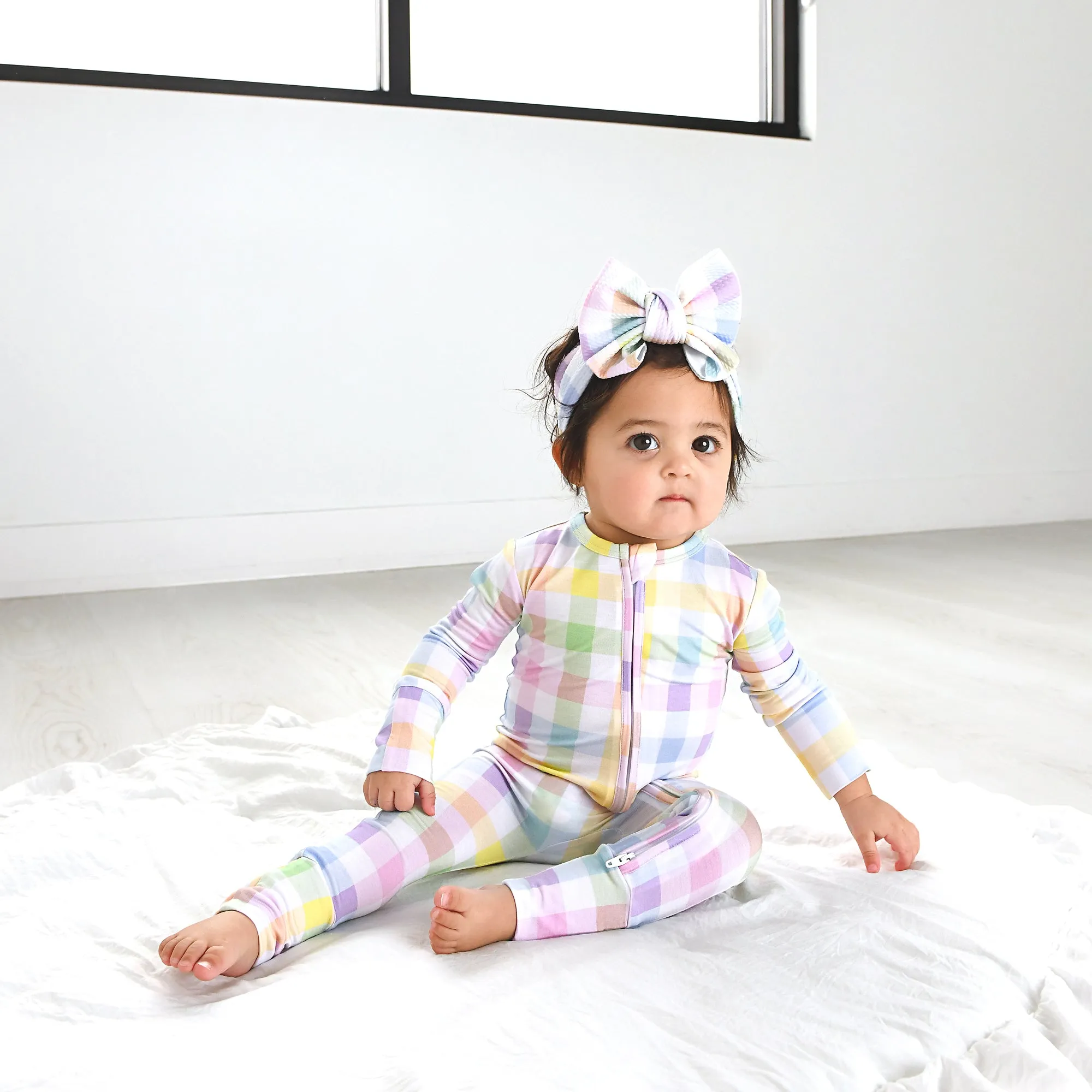 Winnie Pastel Plaid ZIP