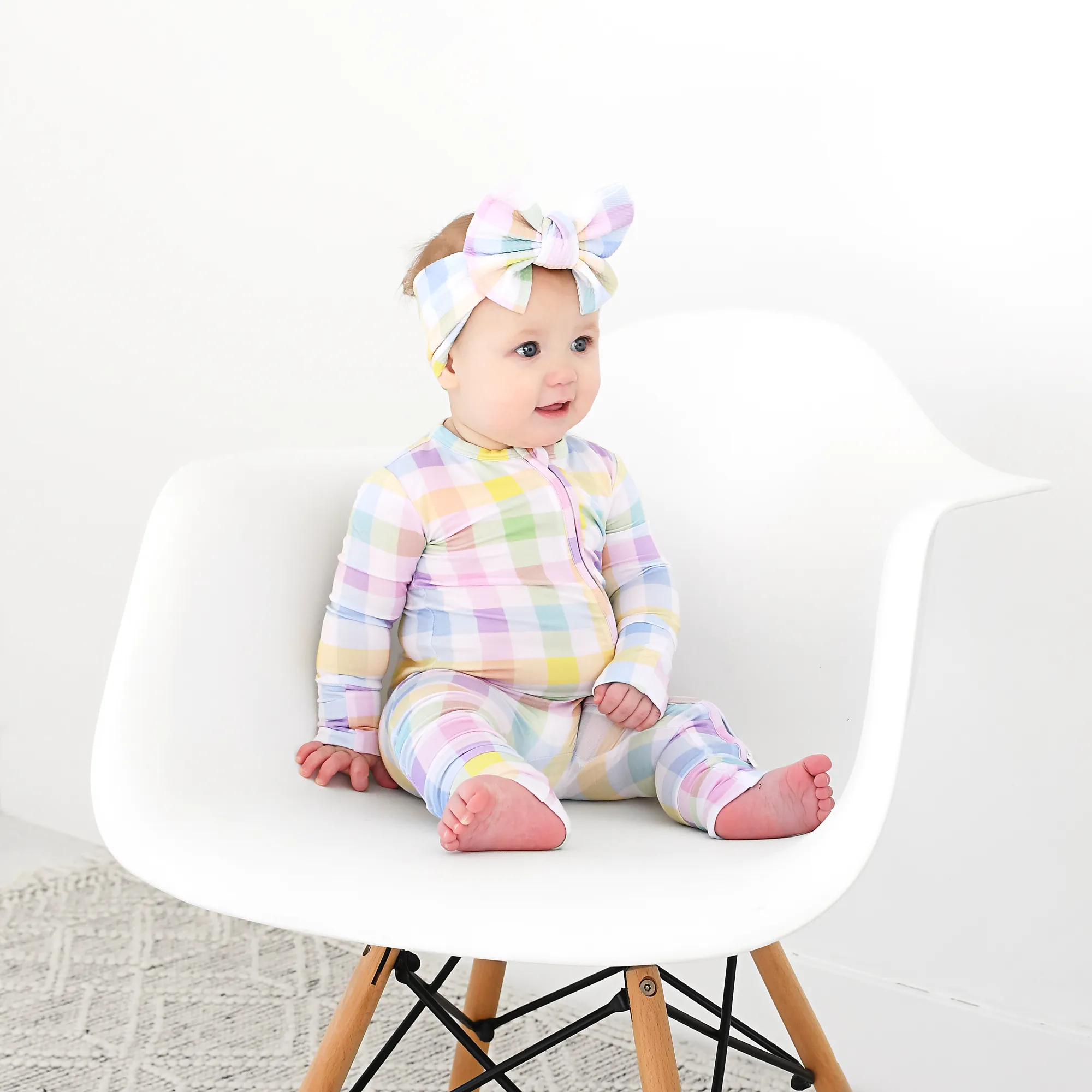 Winnie Pastel Plaid ZIP
