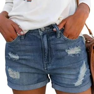 Women Casual Denim Shorts