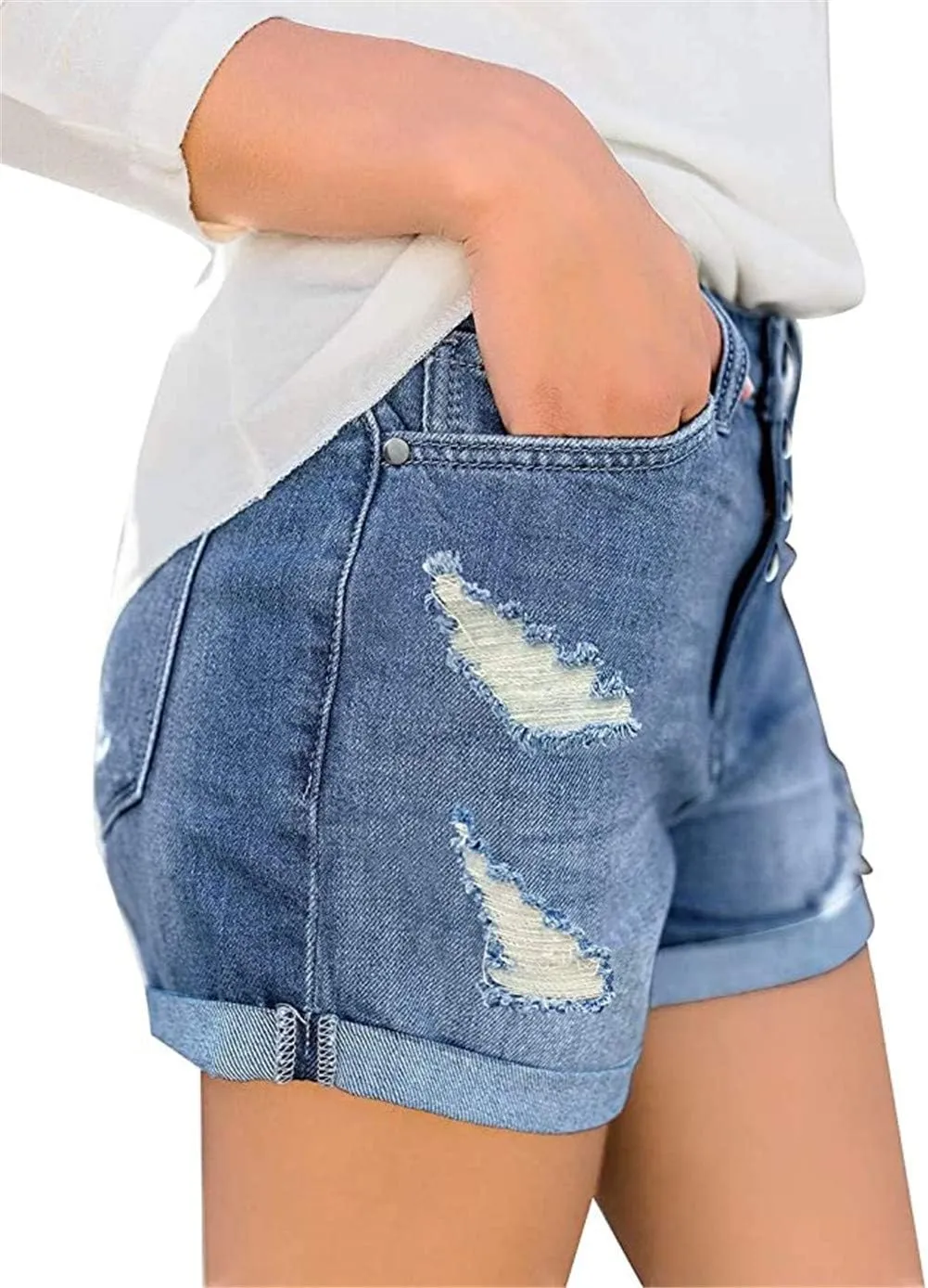 Women Casual Denim Shorts